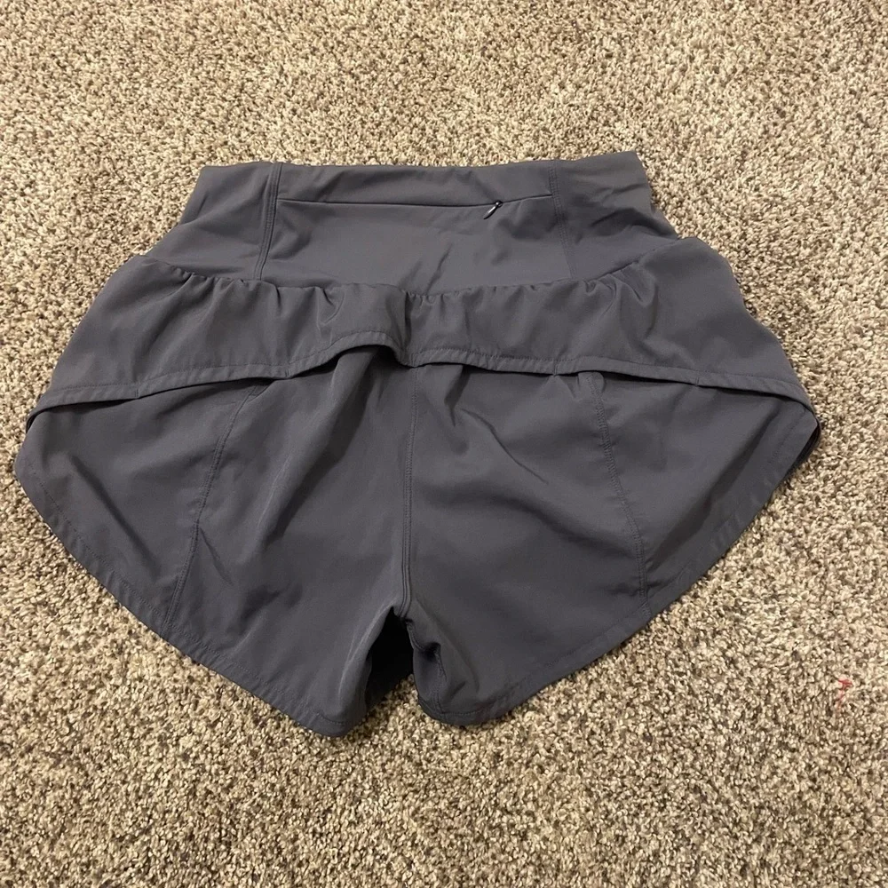 Amazon High Waisted Mesh Lined Zipper Pocket Activewear Running Shorts